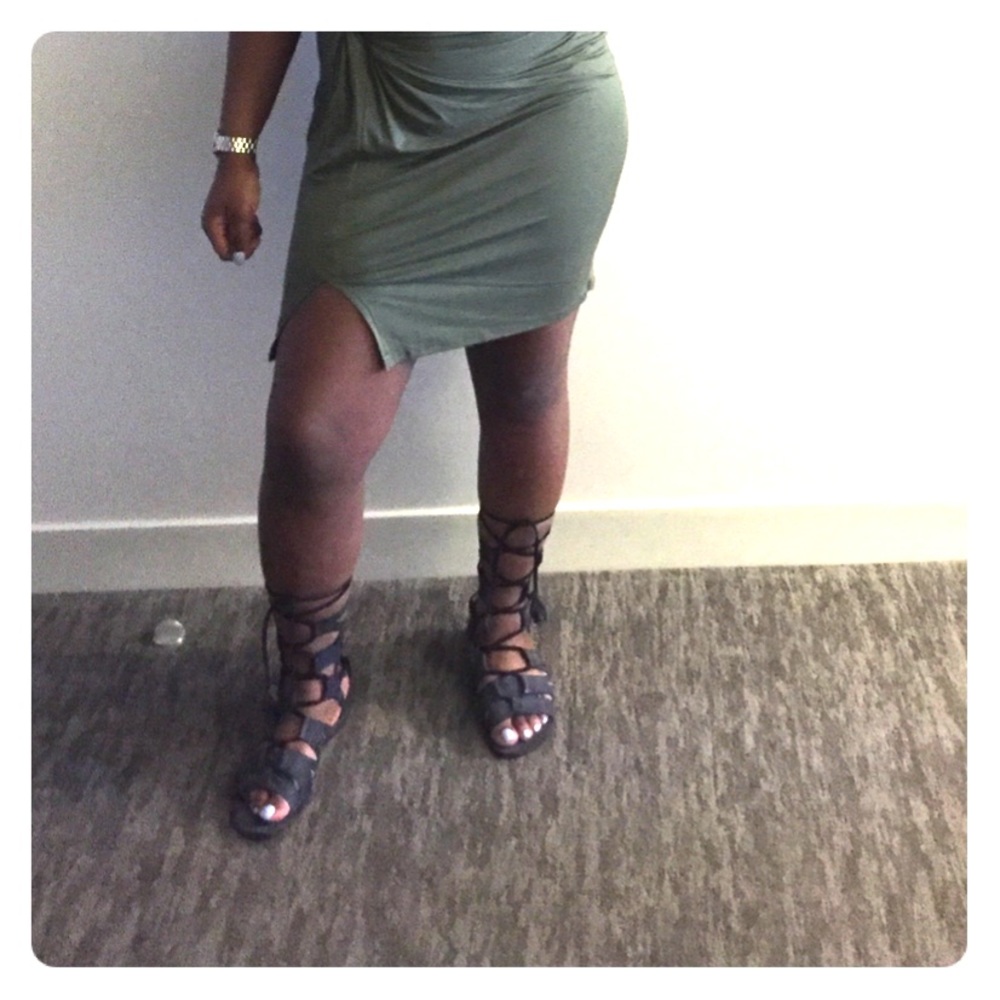 Free People Lace-up Gladiator Sandals